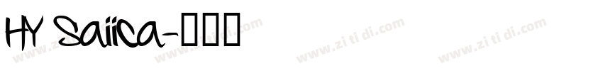 HY Saiica字体转换